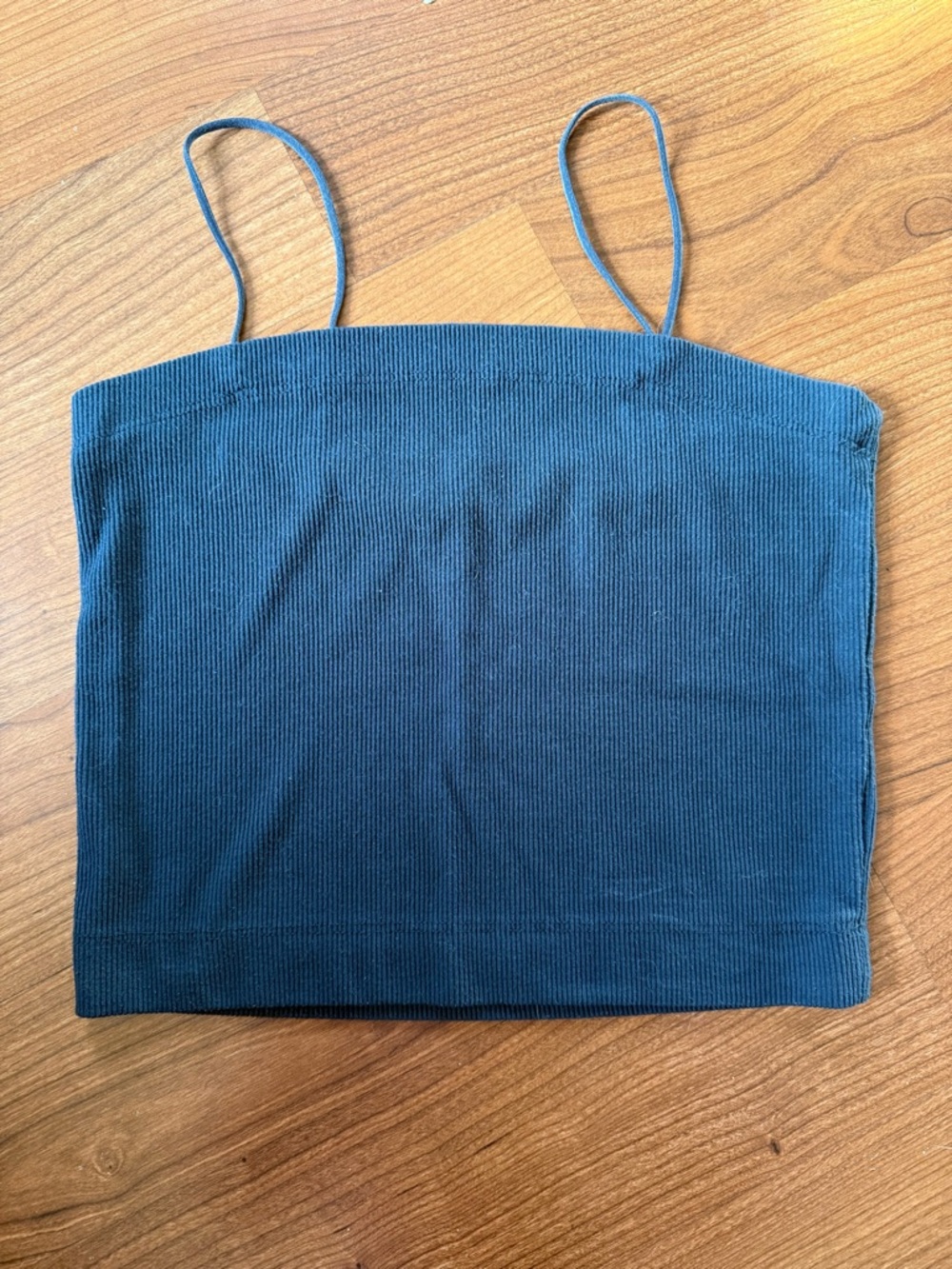 American Eagle Ribbed Spaghetti Strap Crop Top